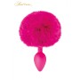 Plug queue de lapin - fuchsia