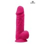 Gode double densité rose 21,5 cm - Modèle 4