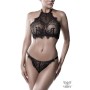 Ensemble bustier et string dentelle - Grey Velvet