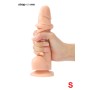 Gode double densité sliding skin S - Strap On Me