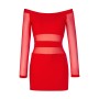 Robe rouge V-9299 - Axami