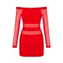 Robe rouge V-9299 - Axami