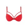 Soutien-gorge push-up rouge V-10351 - Axami